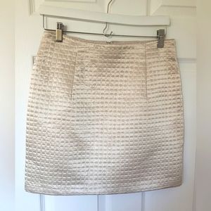 Vintage Light Gold mini-skirt - Size 10